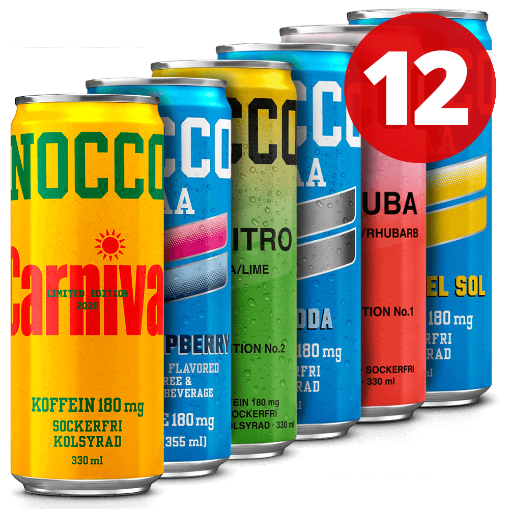 12 Mixed NOCCO - 12x330ml. (inkl. SE pant)