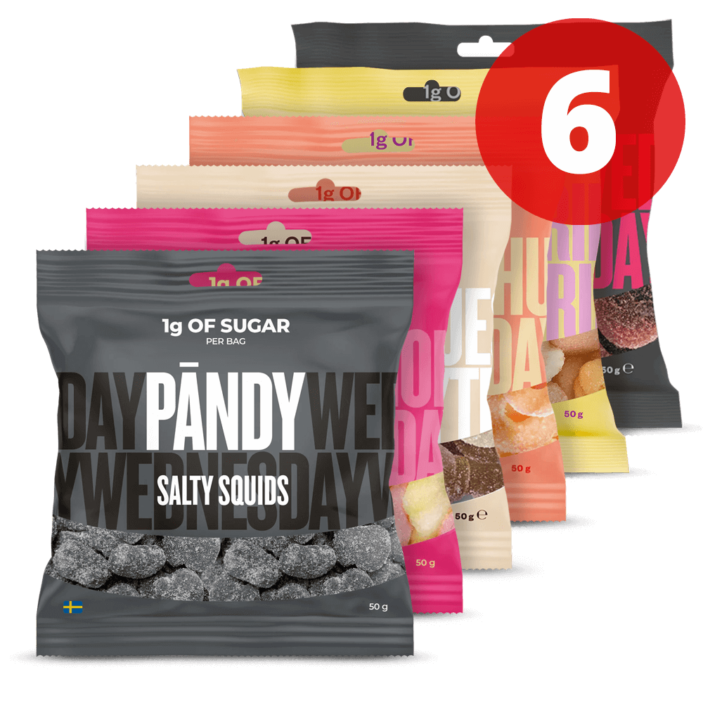 Pändy Candy Mixed - 6x50g.