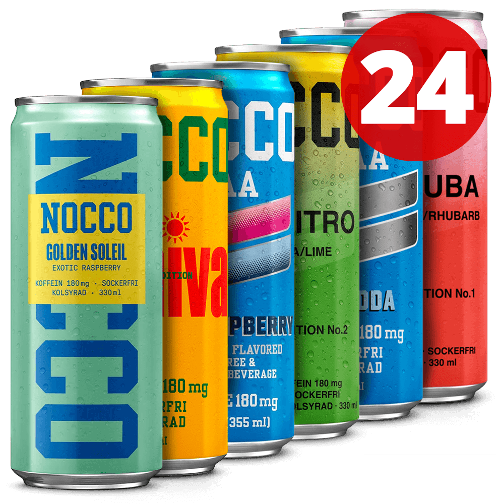 24 Mixed NOCCO - 24x330ml. (inkl. SE pant)