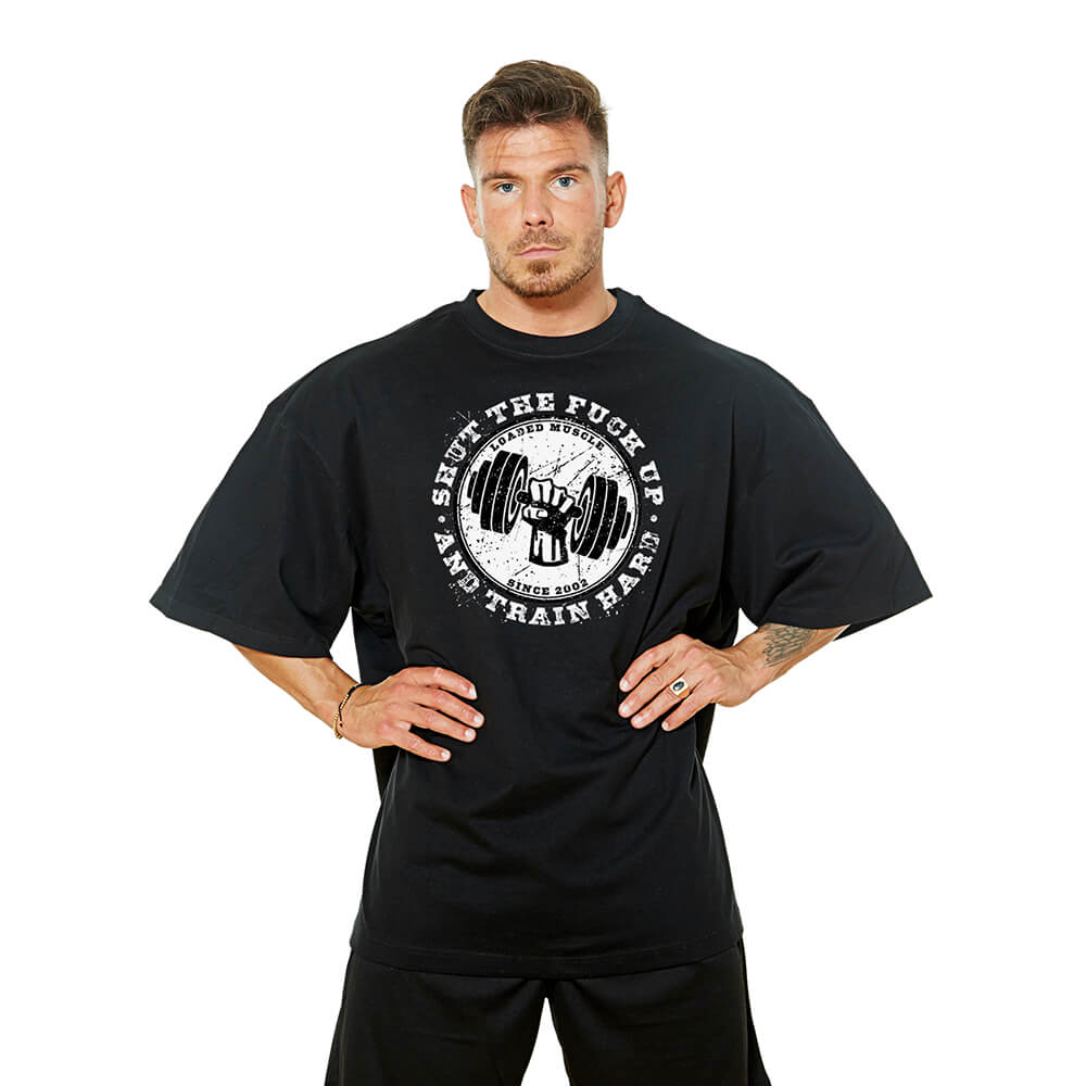 Shut The Fuck Up Oversize Tee - Black