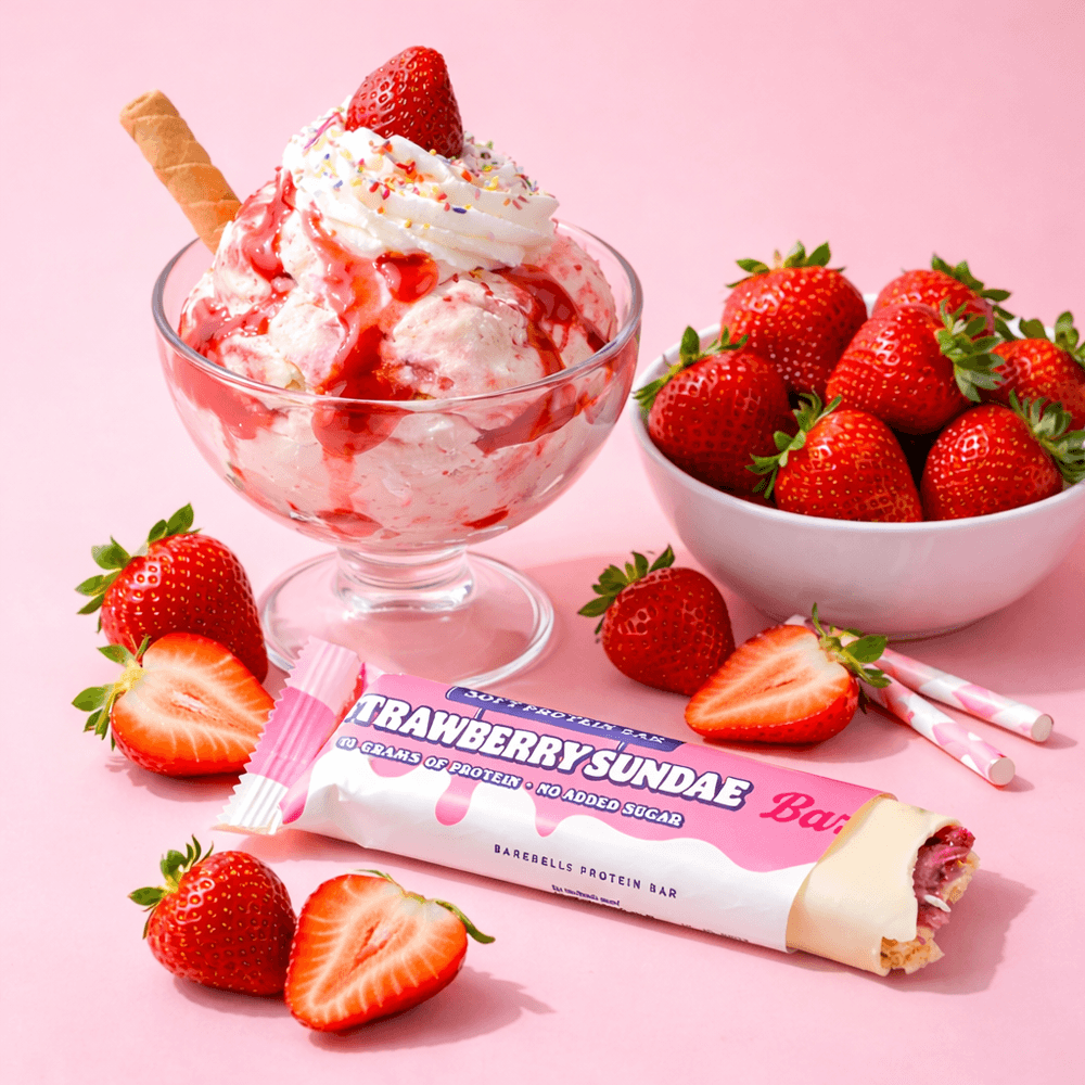 Barebells Soft Bar Strawberry Sundae - 55g.