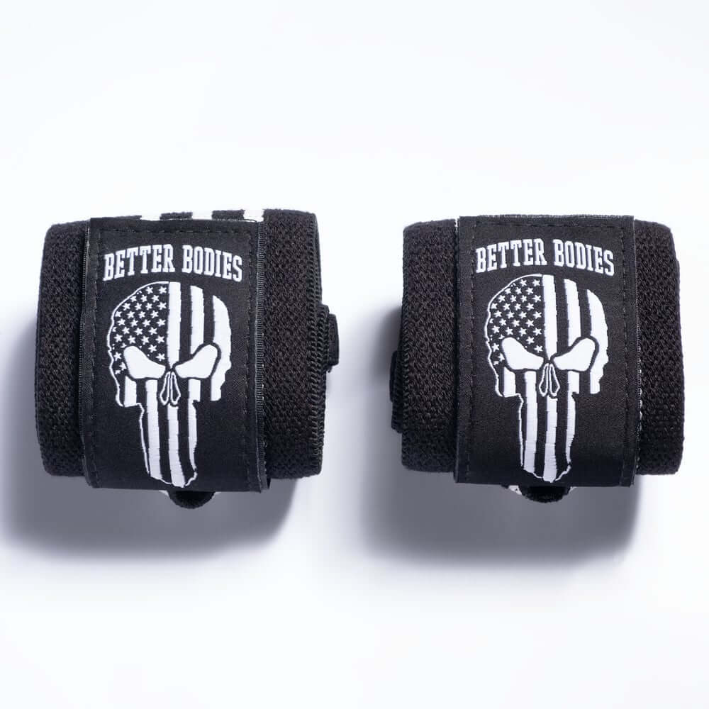 Wrist Wraps 18" - Black/White