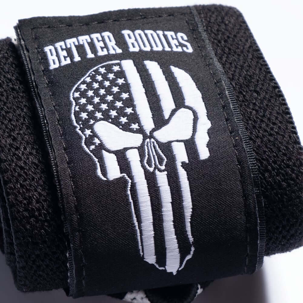 Wrist Wraps 18" - Black/White
