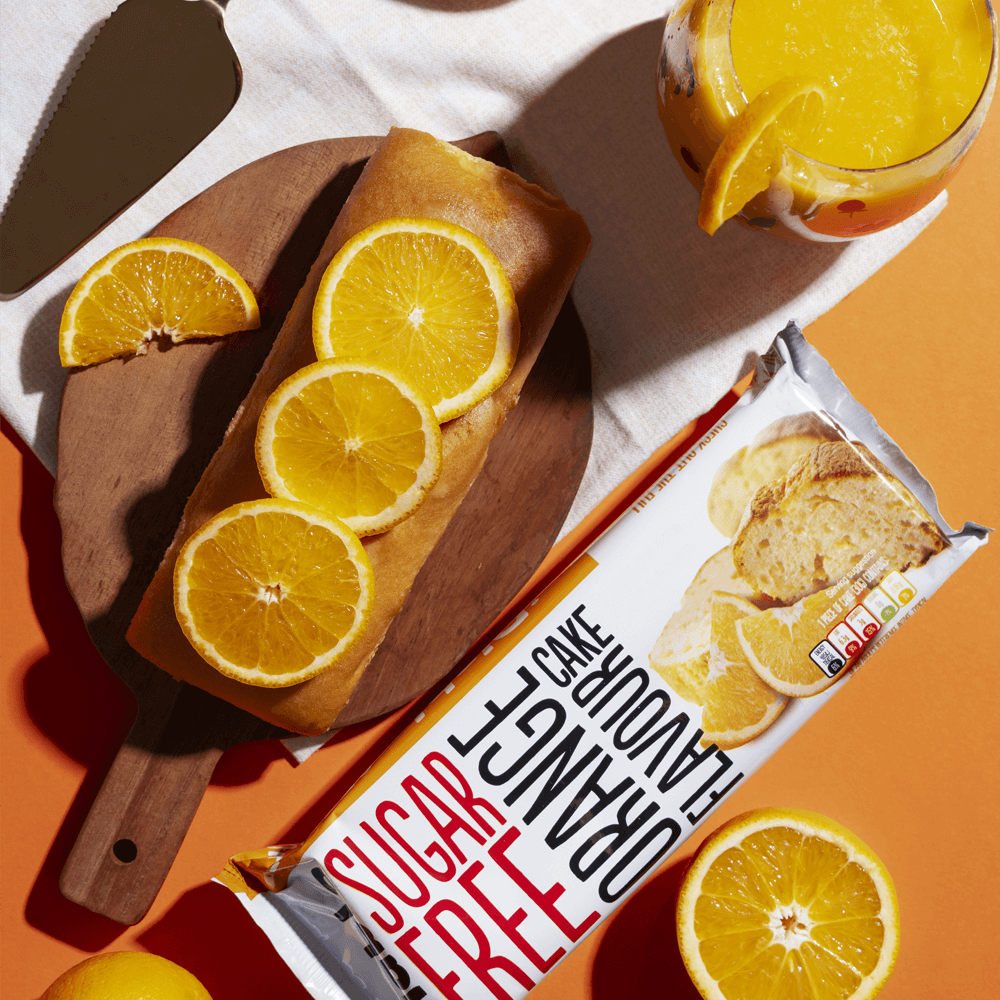 Diablo Sugarfree Orange Flavor Cake - 200g.