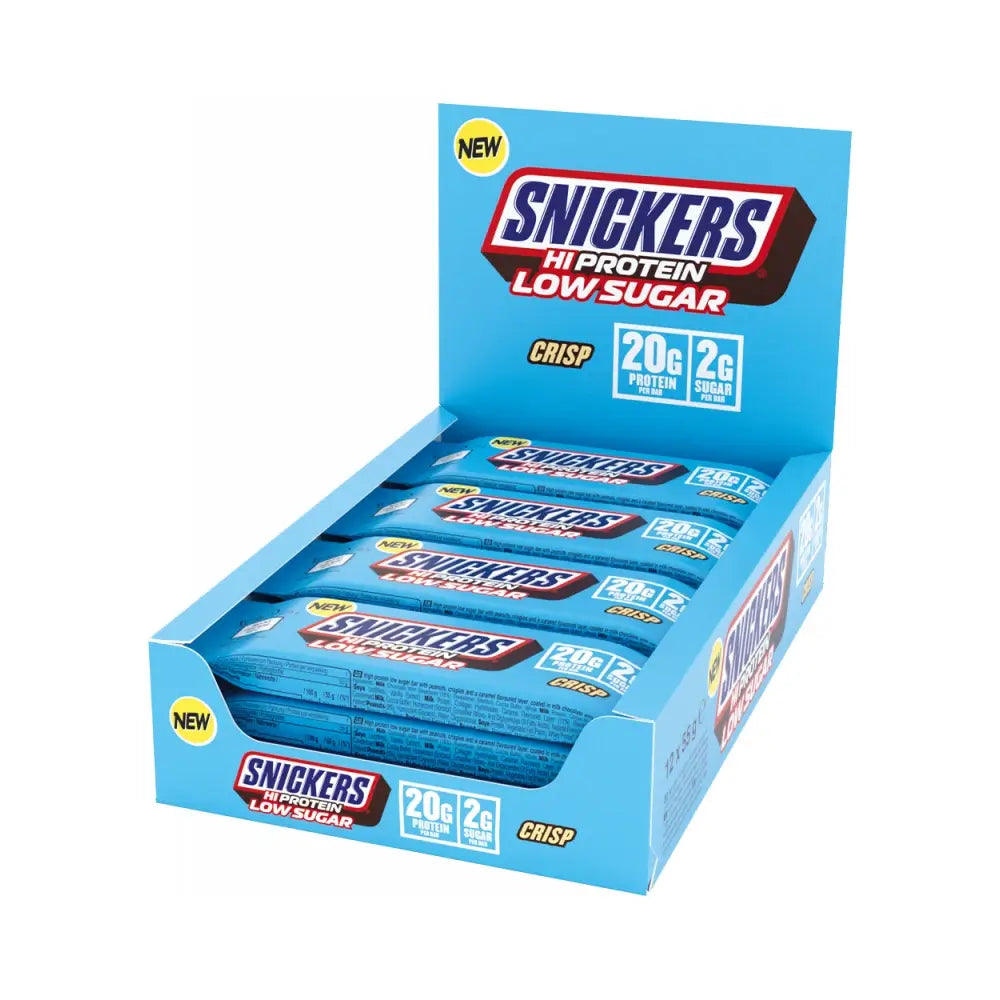 Snickers Hi-Protein Crisp Low Sugar Bar - 55g.