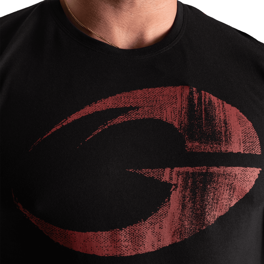 Cadet Tee - Black/Red