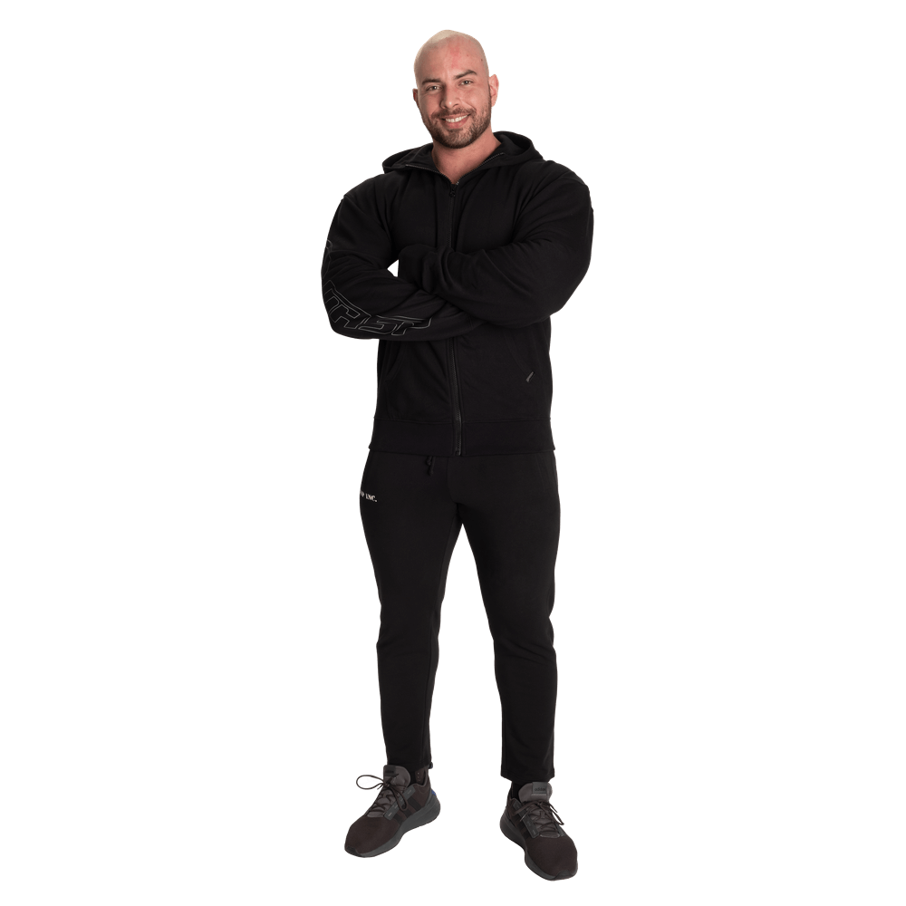 Classic Zip Hood - Black