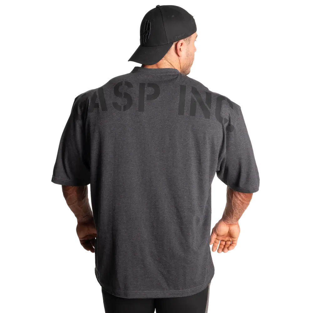Division Iron Tee - Dark Grey Melange
