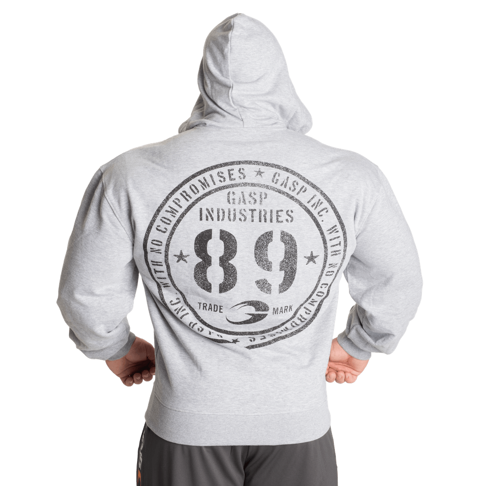 GASP Inc. Classic Hood - Light Grey Melange