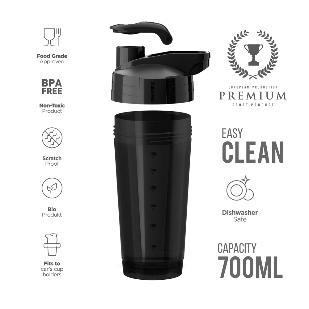 Loaded Shaker 700ml. - Black/Black