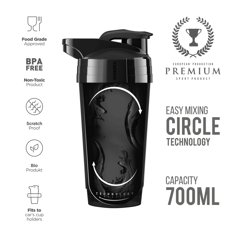 Loaded Shaker 700ml. - Black/Black