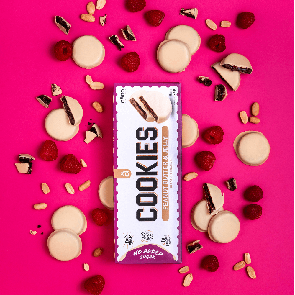 Cookies Peanut Butter Jelly - 8x16g.