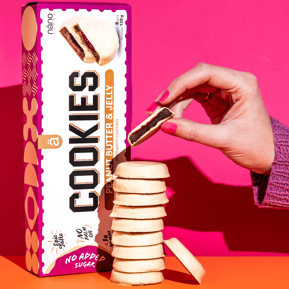 Cookies Peanut Butter Jelly - 8x16g.
