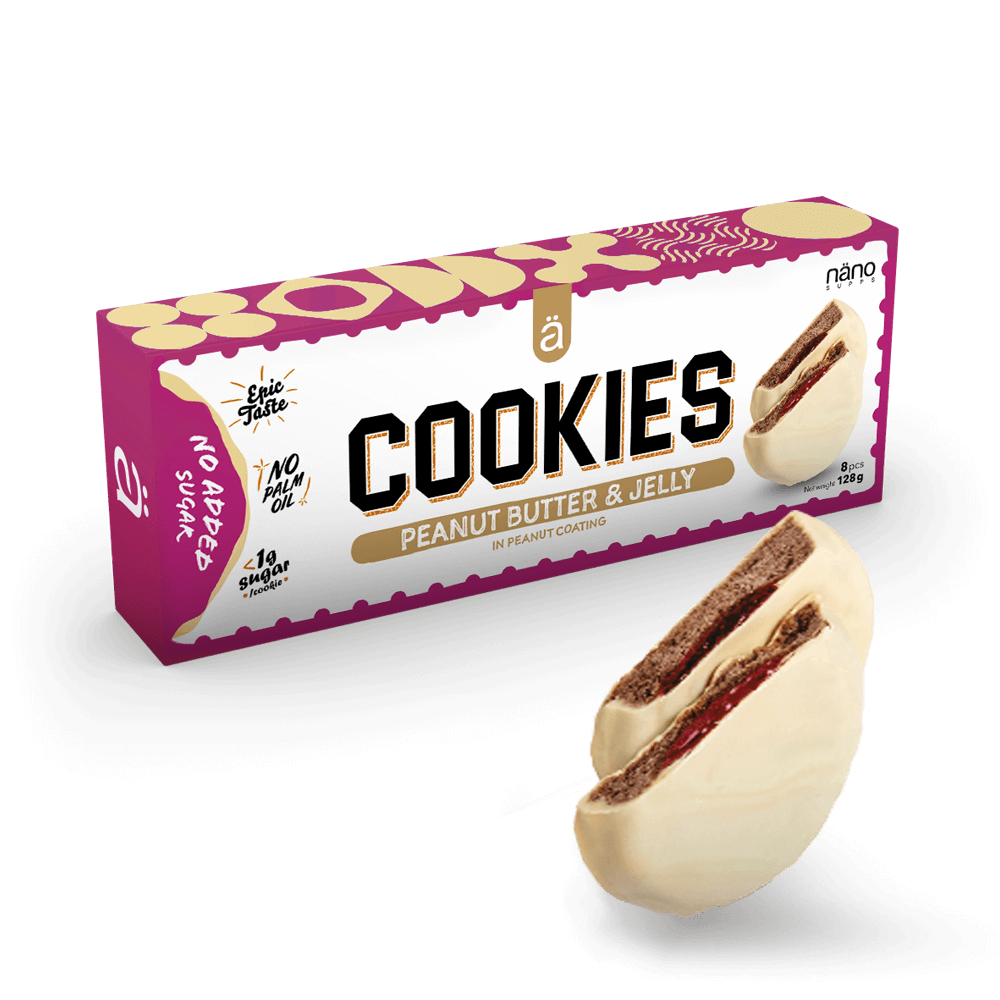 Cookies Peanut Butter Jelly - 8x16g.