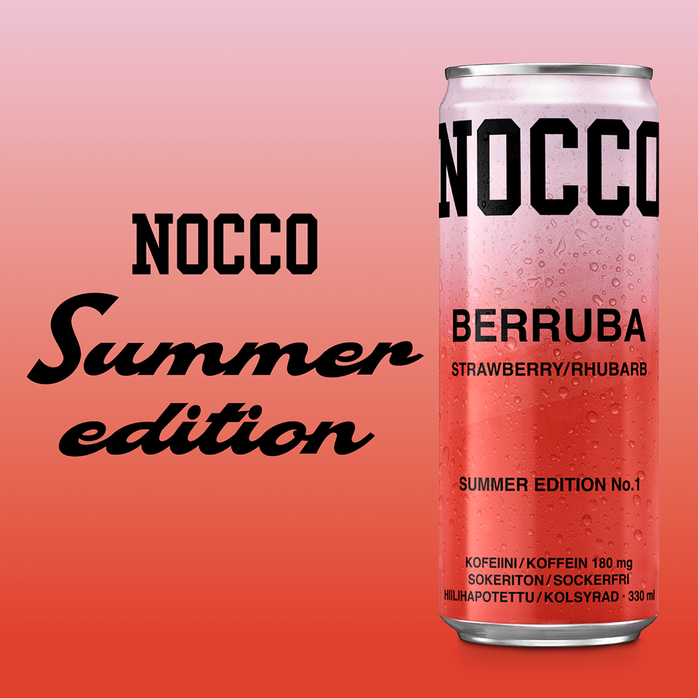 NOCCO Berruba Summer Edition - 24x330ml. (inkl. SE pant)