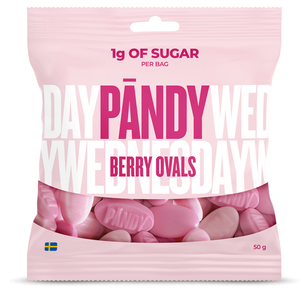 Pändy Candy Berry Ovals - 50g.