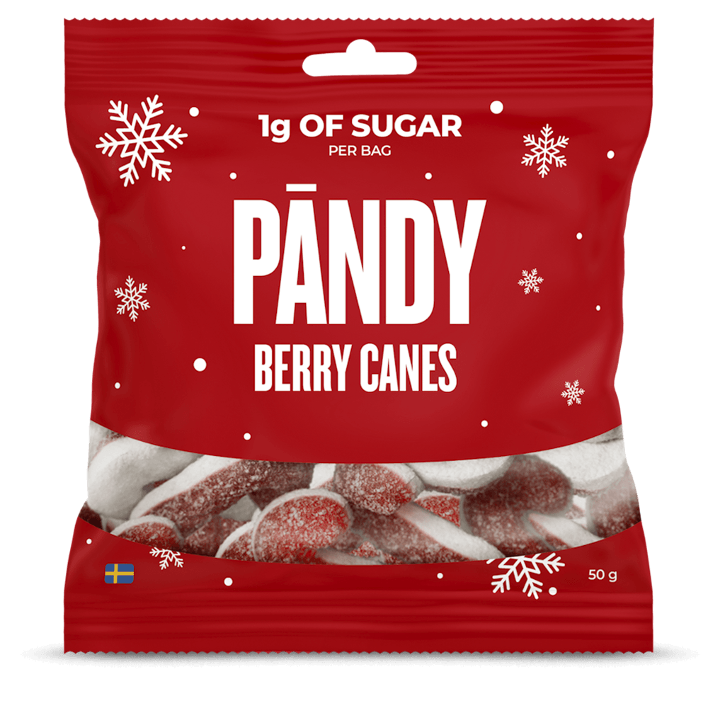 Pändy Candy Berry Canes - 6x50g.
