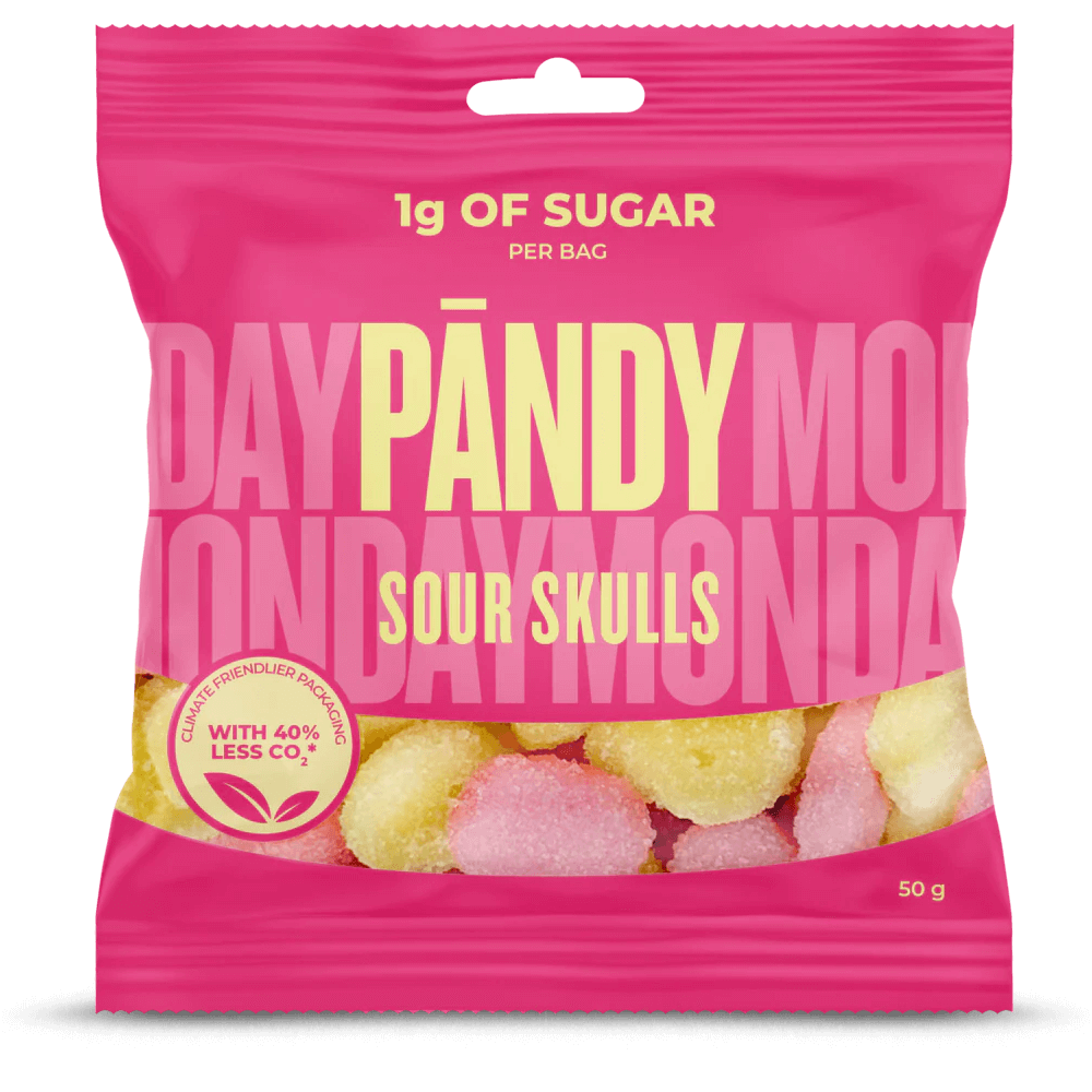 Pändy Candy Sour Skulls - 6x50g.