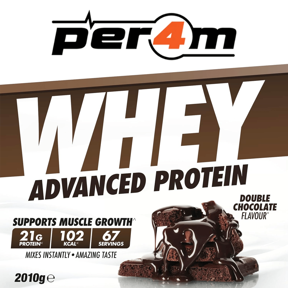 Mixed per4m Whey Protein - 3x2010g. FREE Creatine+Straps+Shaker