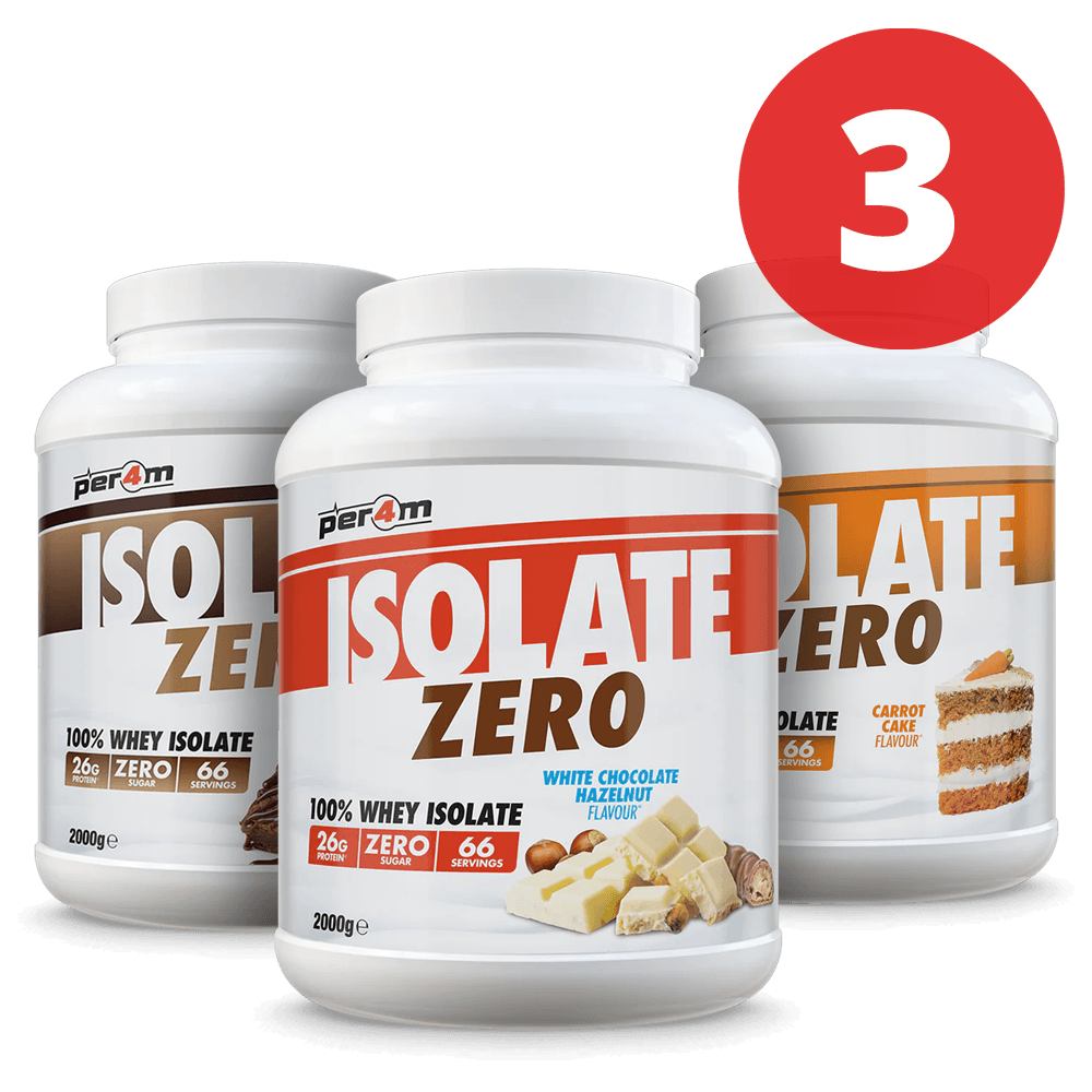 Mixed per4m Isolate Zero - 3x2000g. FREE Creatine+Straps+Shaker