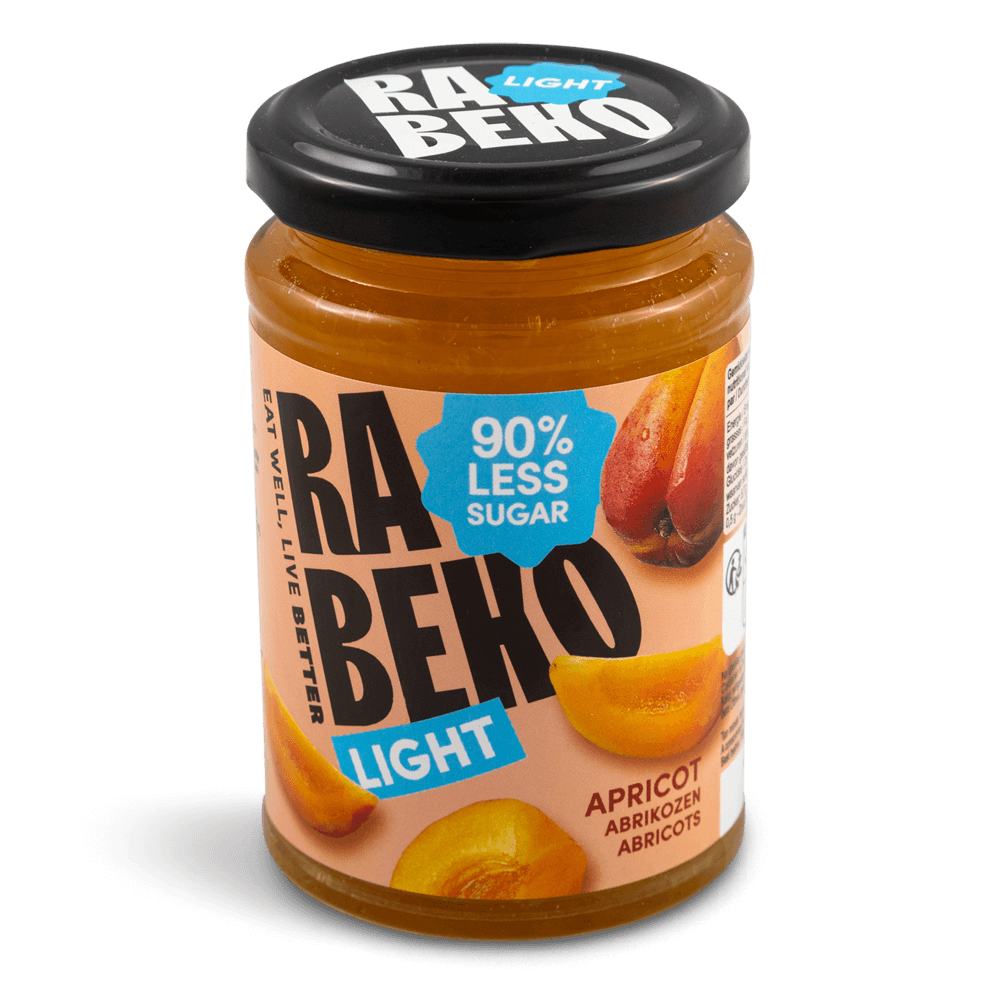 Rabeko Light Jam Apricot - 230g.