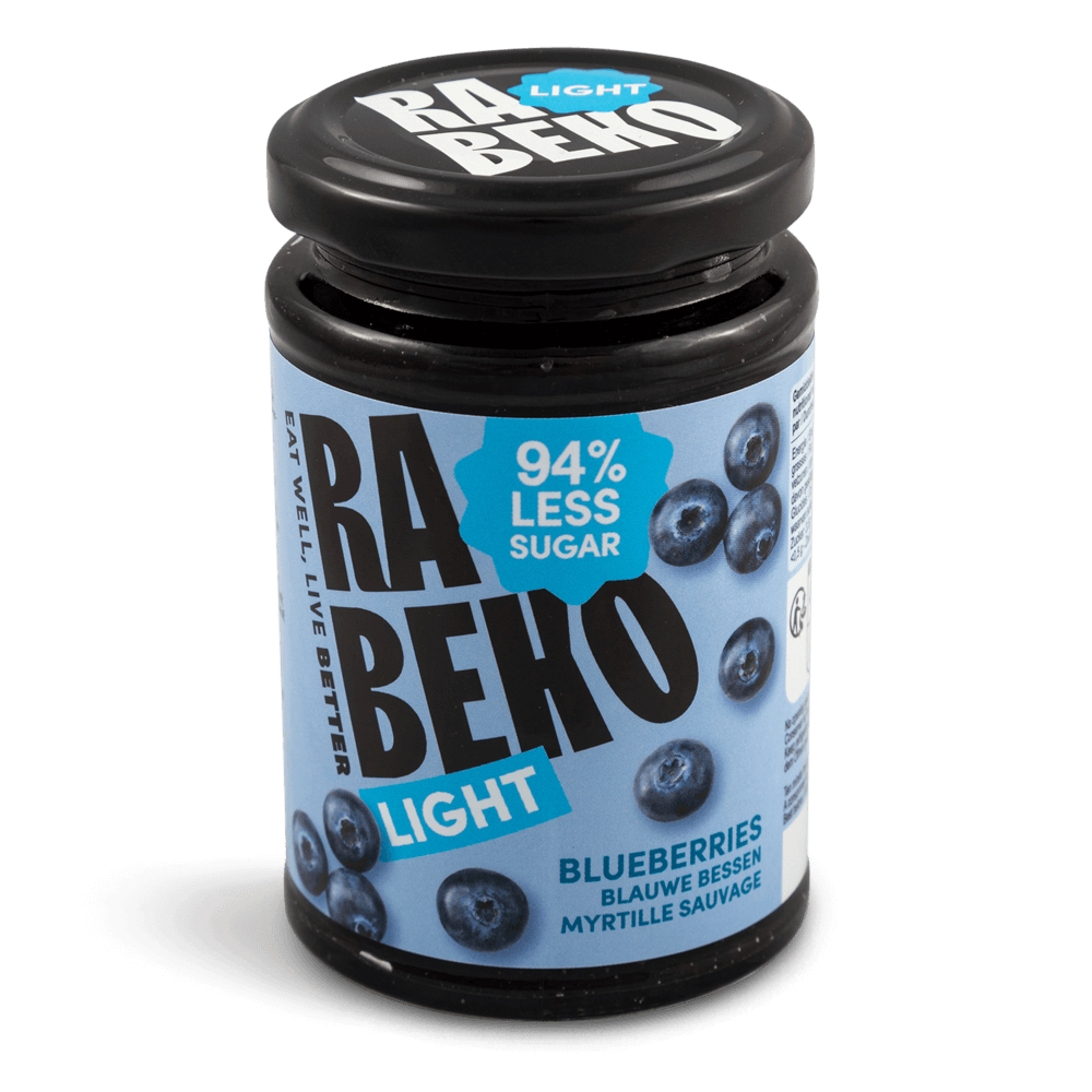 Rabeko Light Jam Blueberry - 235g.