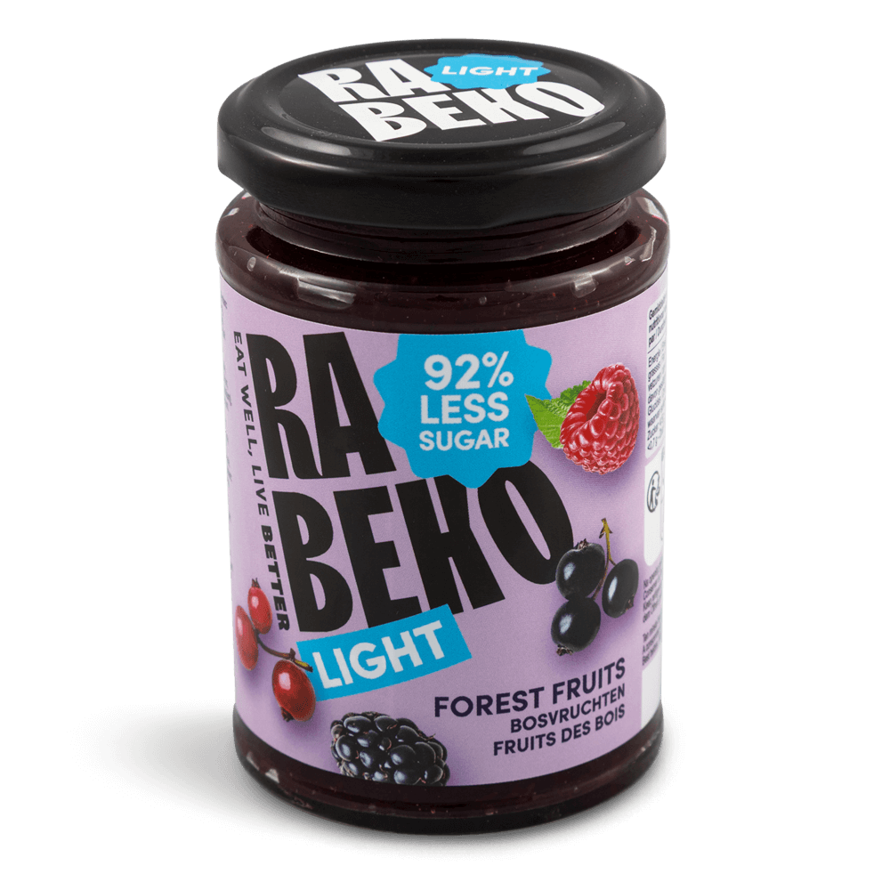 Rabeko Zero Jam Forest Fruits - 225g.