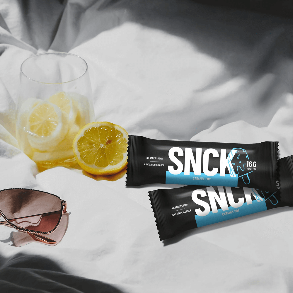SNCK Protein Bar Caramel Pop - 10x55g.