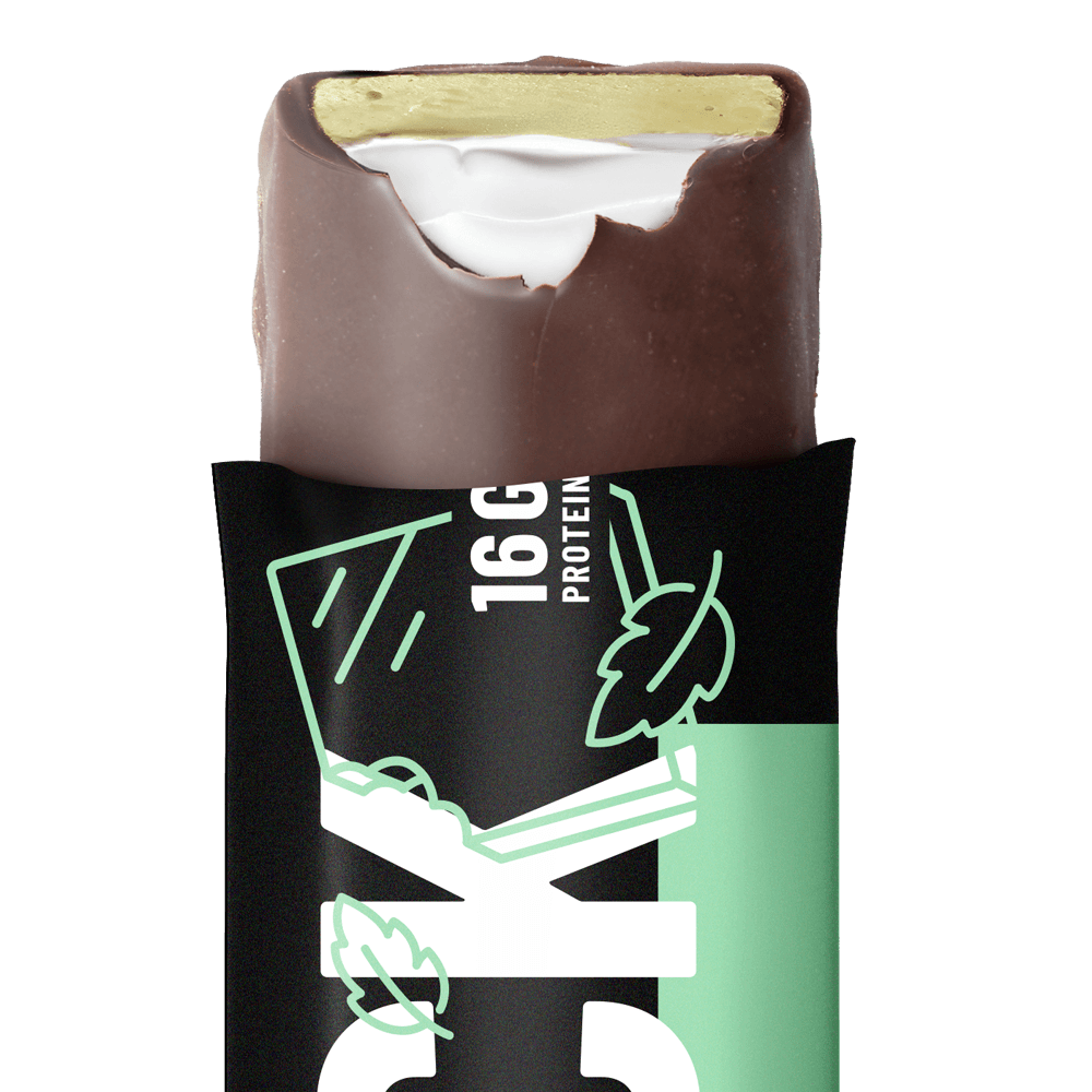 SNCK Protein Bar Fluffy Mint - 55g.