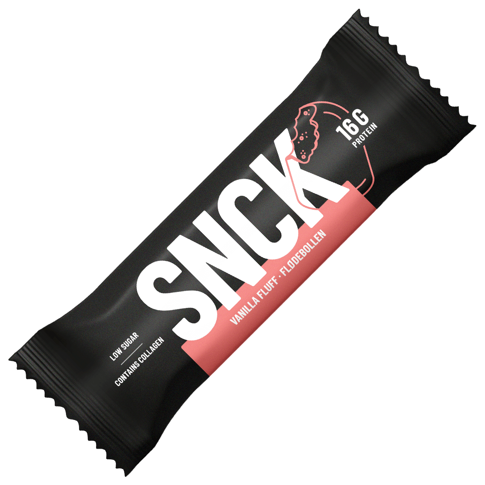 SNCK Protein Bar Vanilla Fluff - 55g.