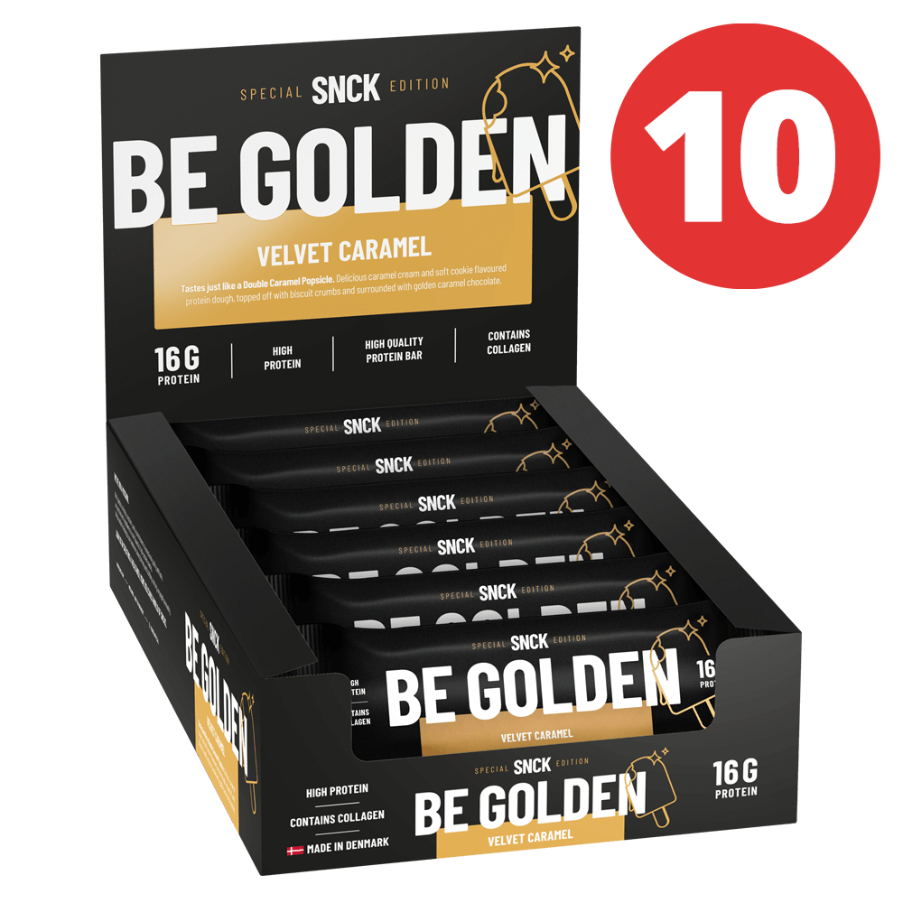 SNCK Protein Bar Be Golden - 10x55g.