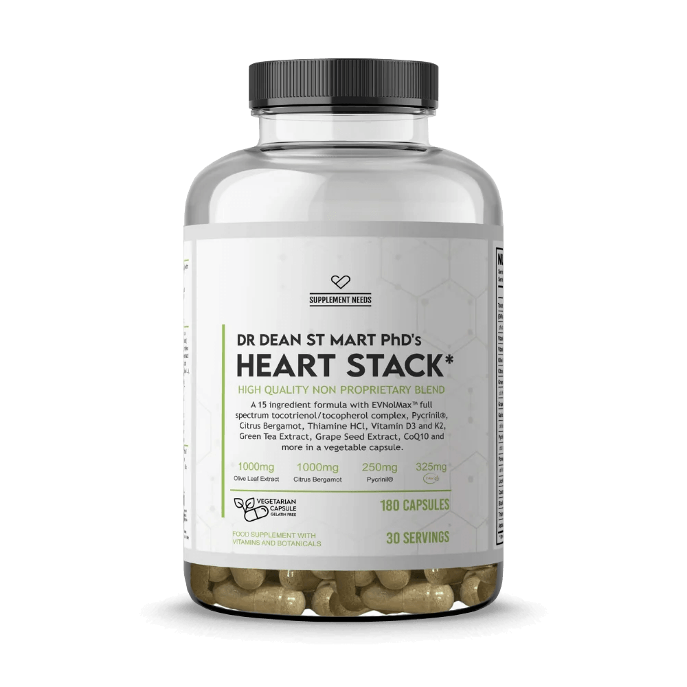 Supplement Needs Heart Stack - 180 caps.