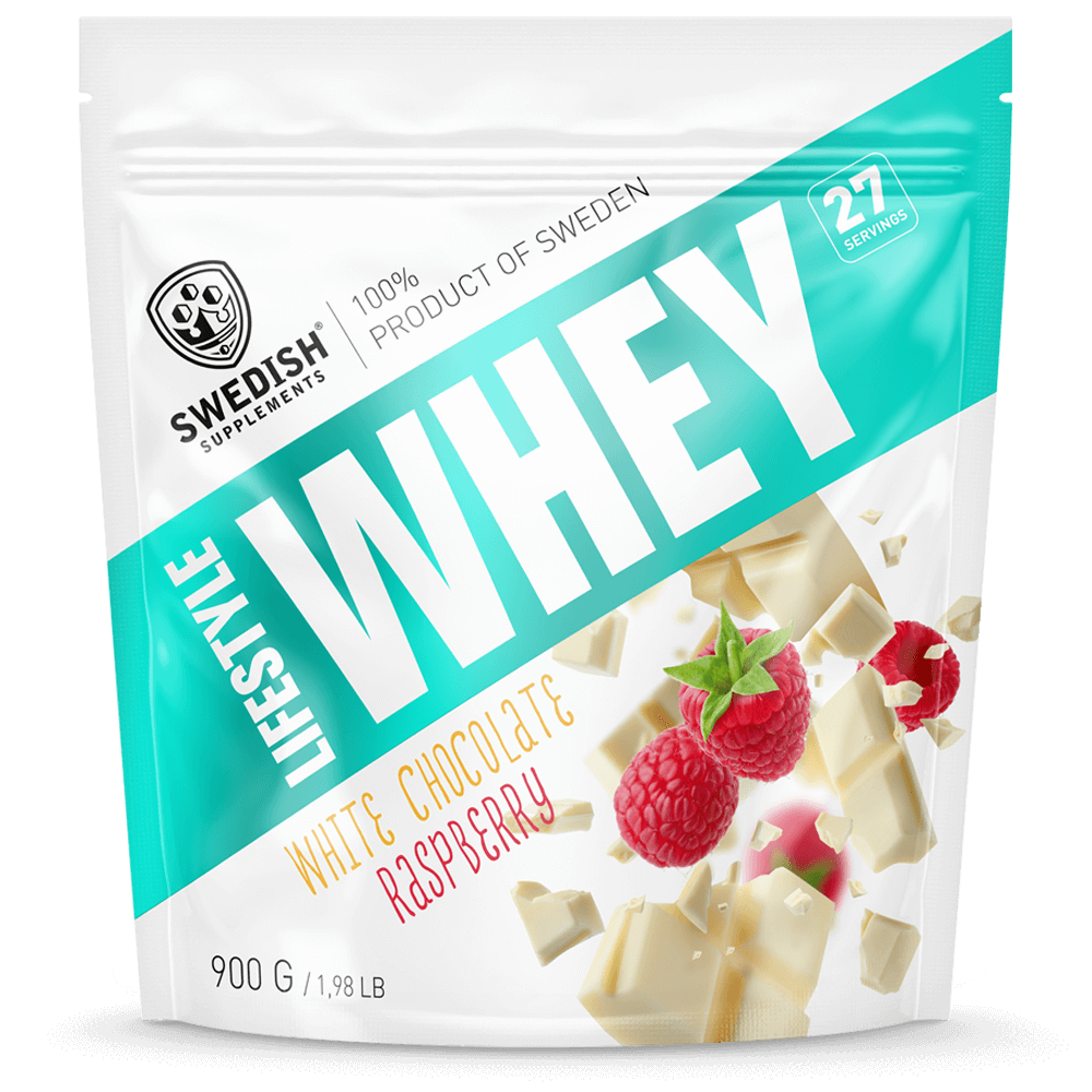 Lifestyle Whey White Chocolate Raspberry - 900g.