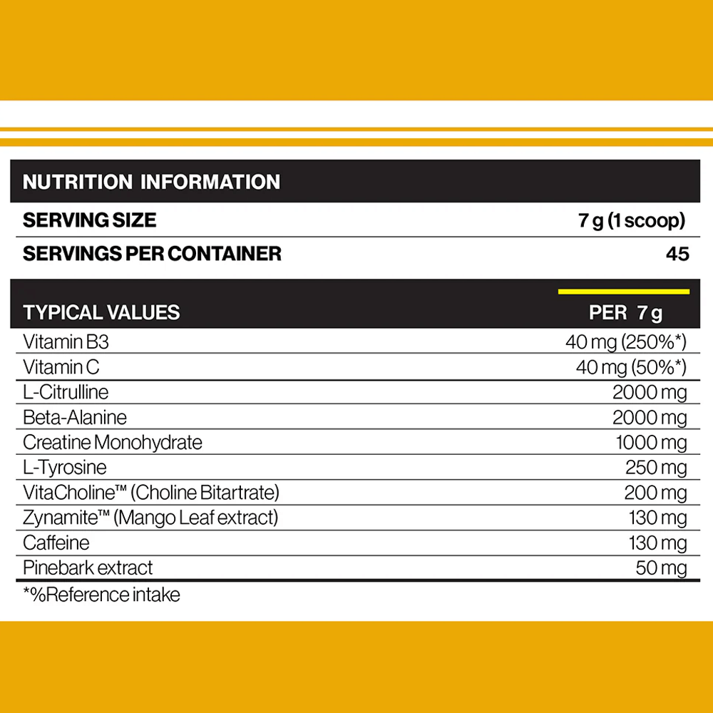 Jack3d Advanced Pre-Workout Mango Orange - 45 serv.