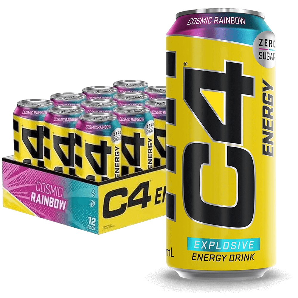 C4 Energy Carbonated Cosmic Rainbow - 12x500ml.