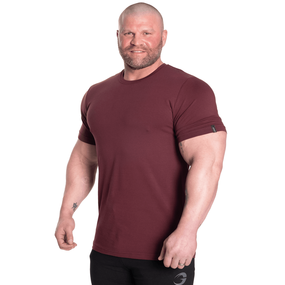 Classic Tapered Tee - Maroon