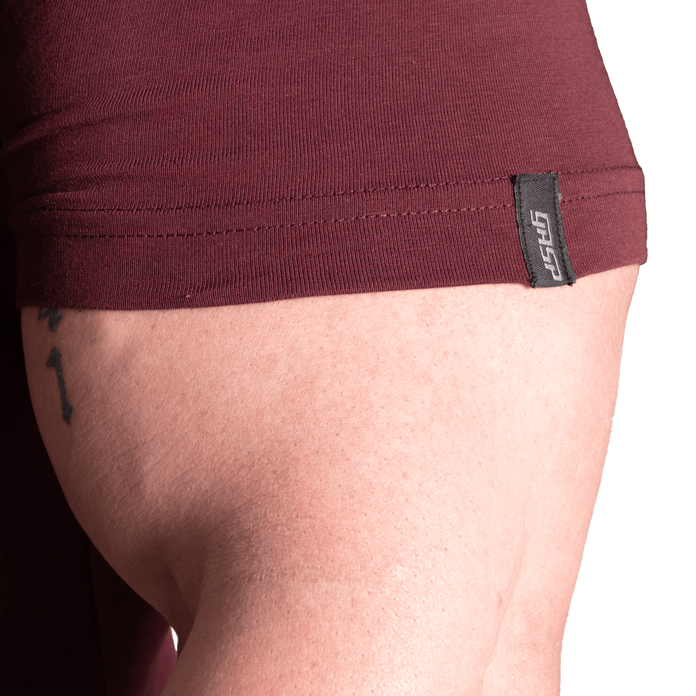 Classic Tapered Tee - Maroon