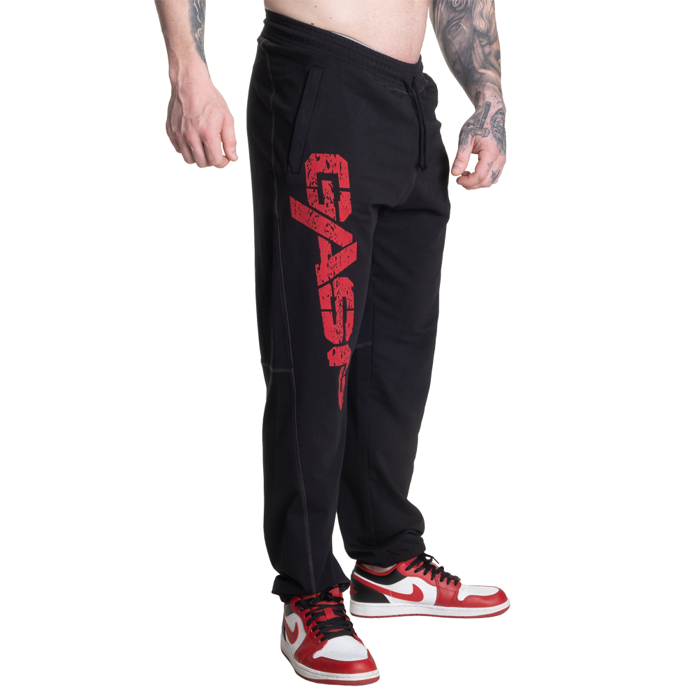 Vintage Sweatpants - Black/Red