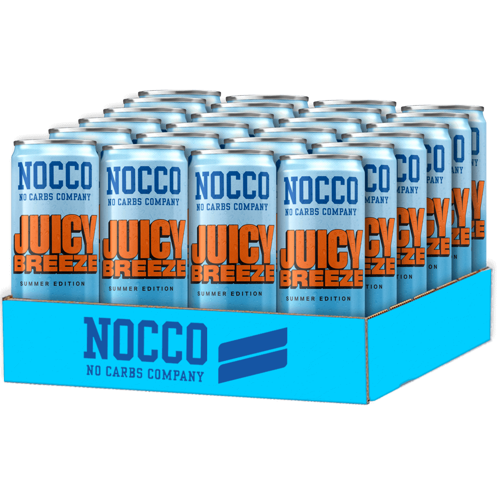 NOCCO Juicy Breeze - 24x330ml. (inkl. SE pant)