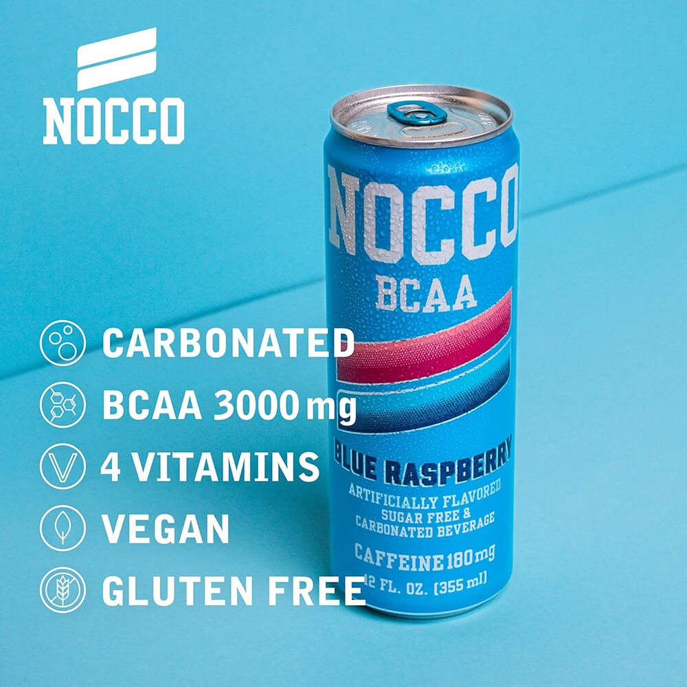 NOCCO BCAA Blue Raspberry - 330ml. (inkl. SE pant)