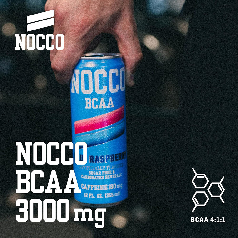 NOCCO BCAA Blue Raspberry - 24x330ml. (inkl. SE pant)