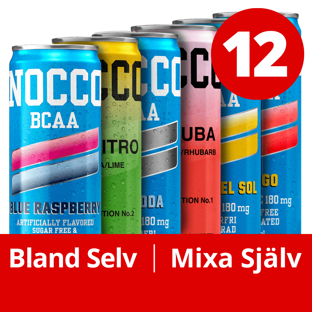 12 Mixed NOCCO - 12x330ml. (inkl. SE pant)