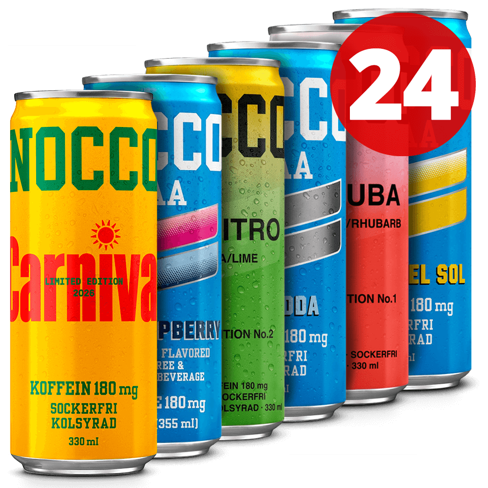 24 Mixed NOCCO - 24x330ml. (inkl. SE pant)