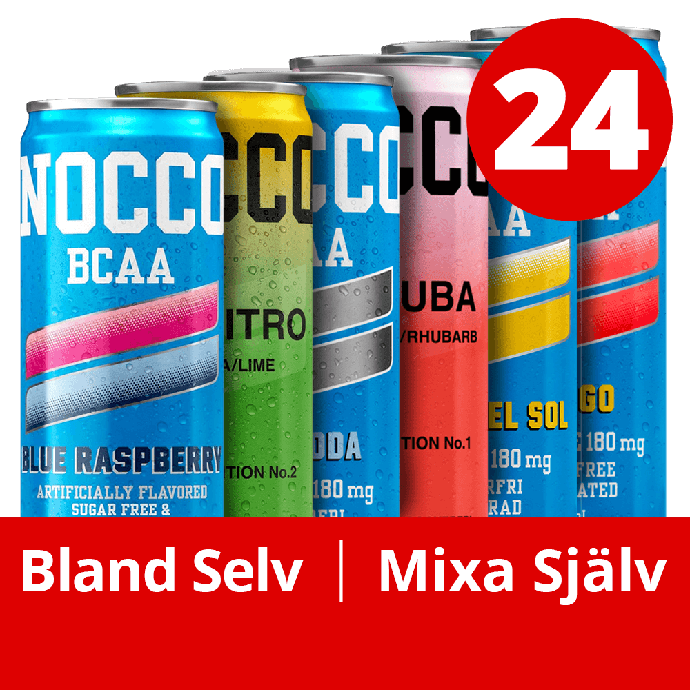 24 Mixed NOCCO - 24x330ml. (inkl. SE pant)