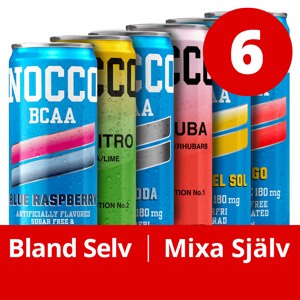 6 Mixed NOCCO - 6x330ml. (inkl. SE pant)