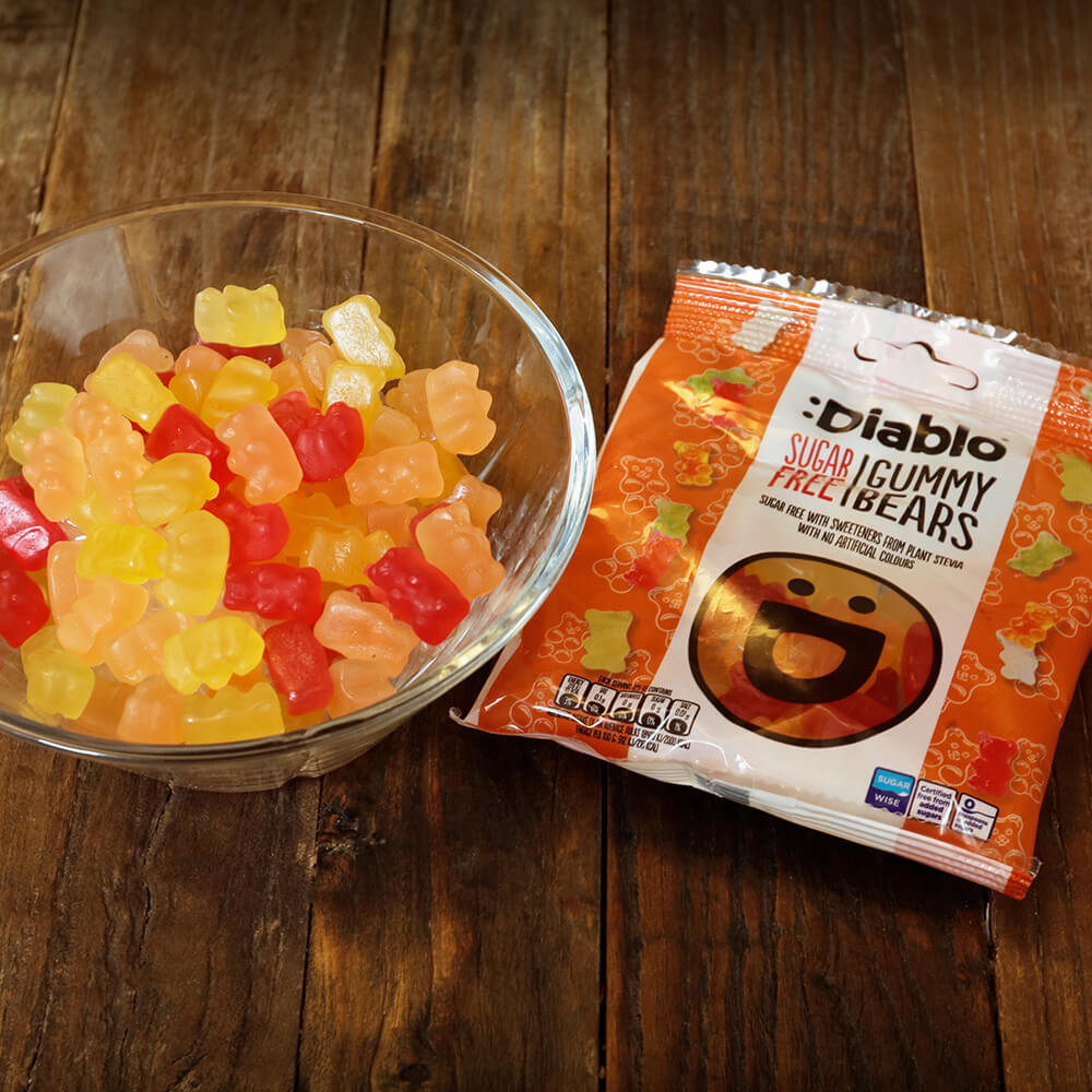 Diablo Gummy Bears - 75g. (Sugar Free)