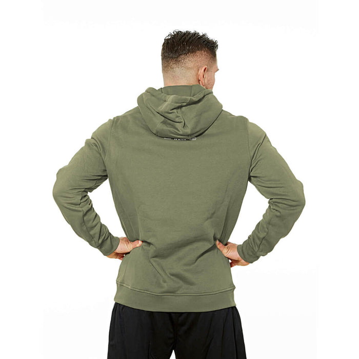 We Don't Give A Fuck Zip Hoodie - Washed Green