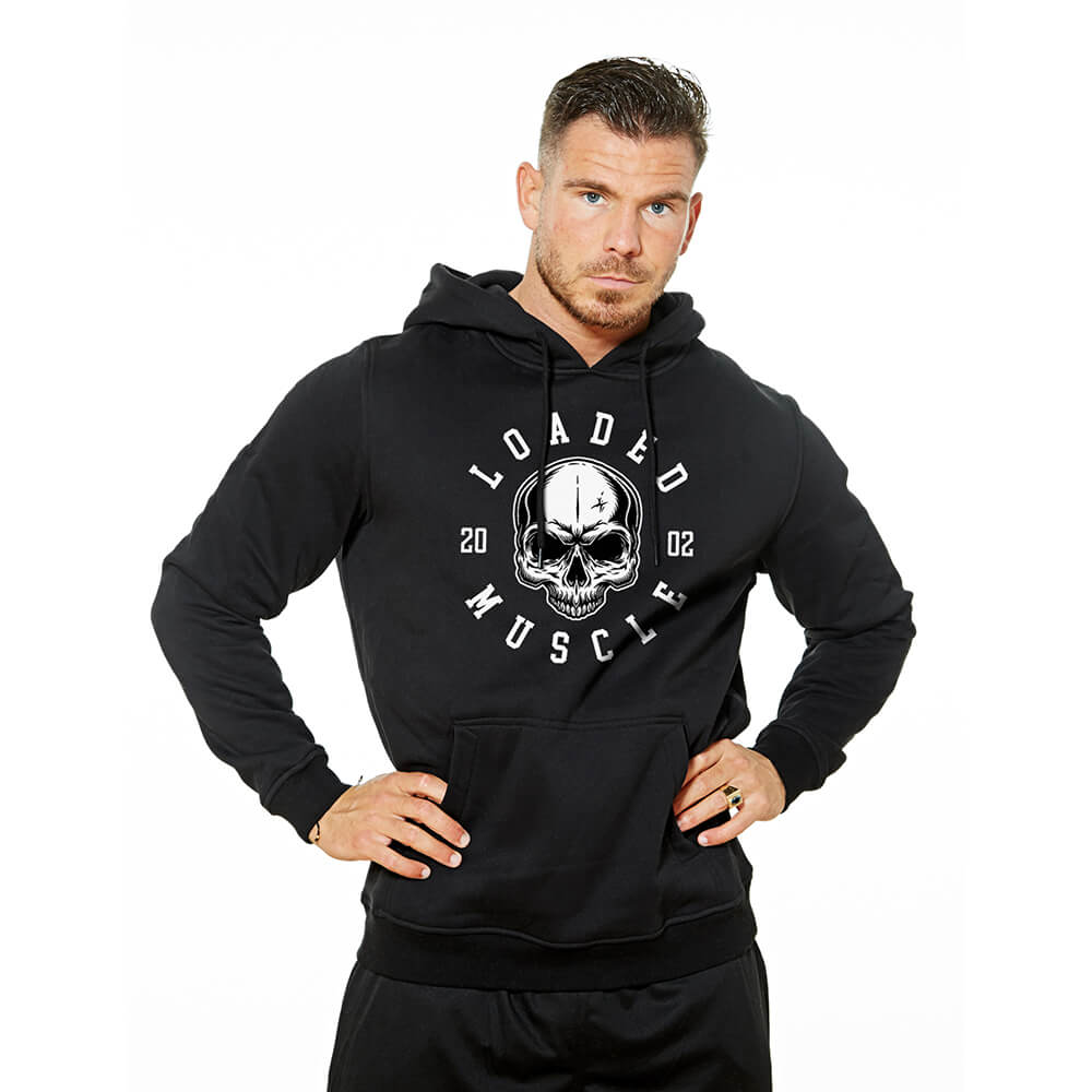 Loaded Skull Heavy Hoodie - Black