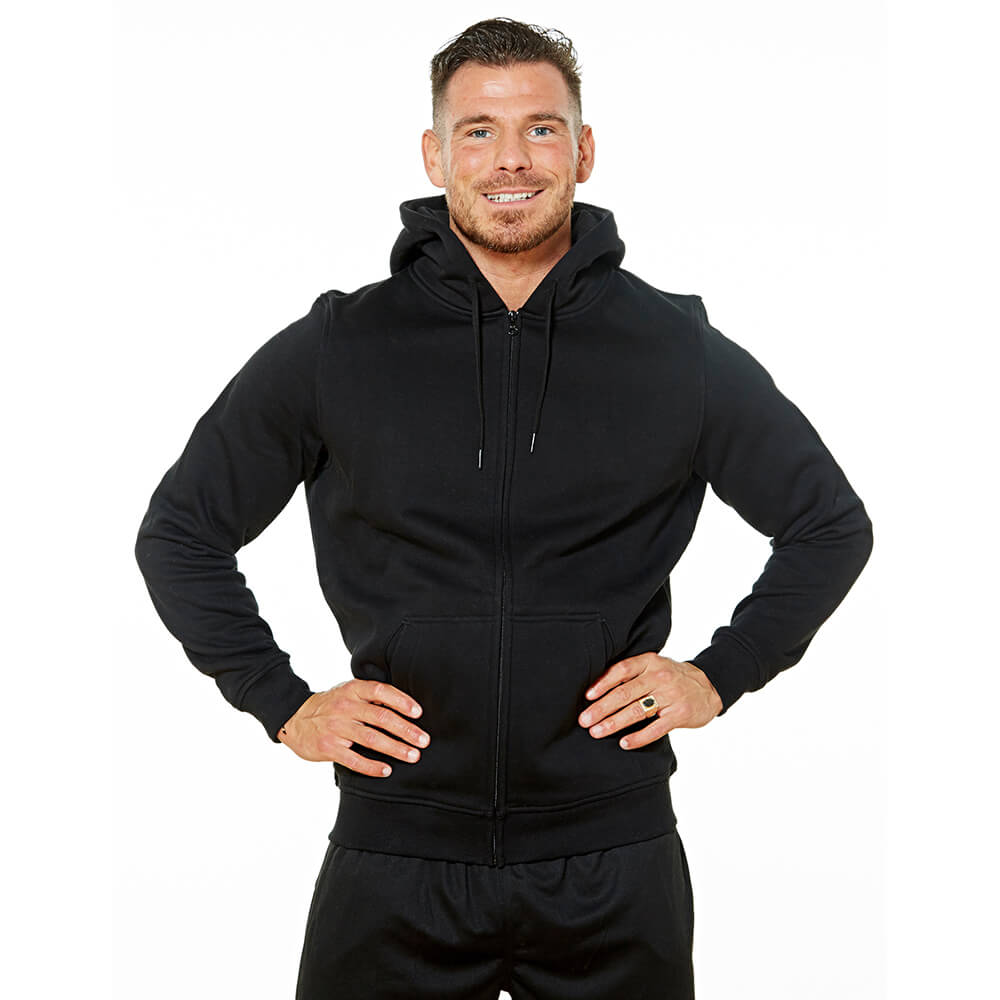 Loaded Zip Hoodie - Black