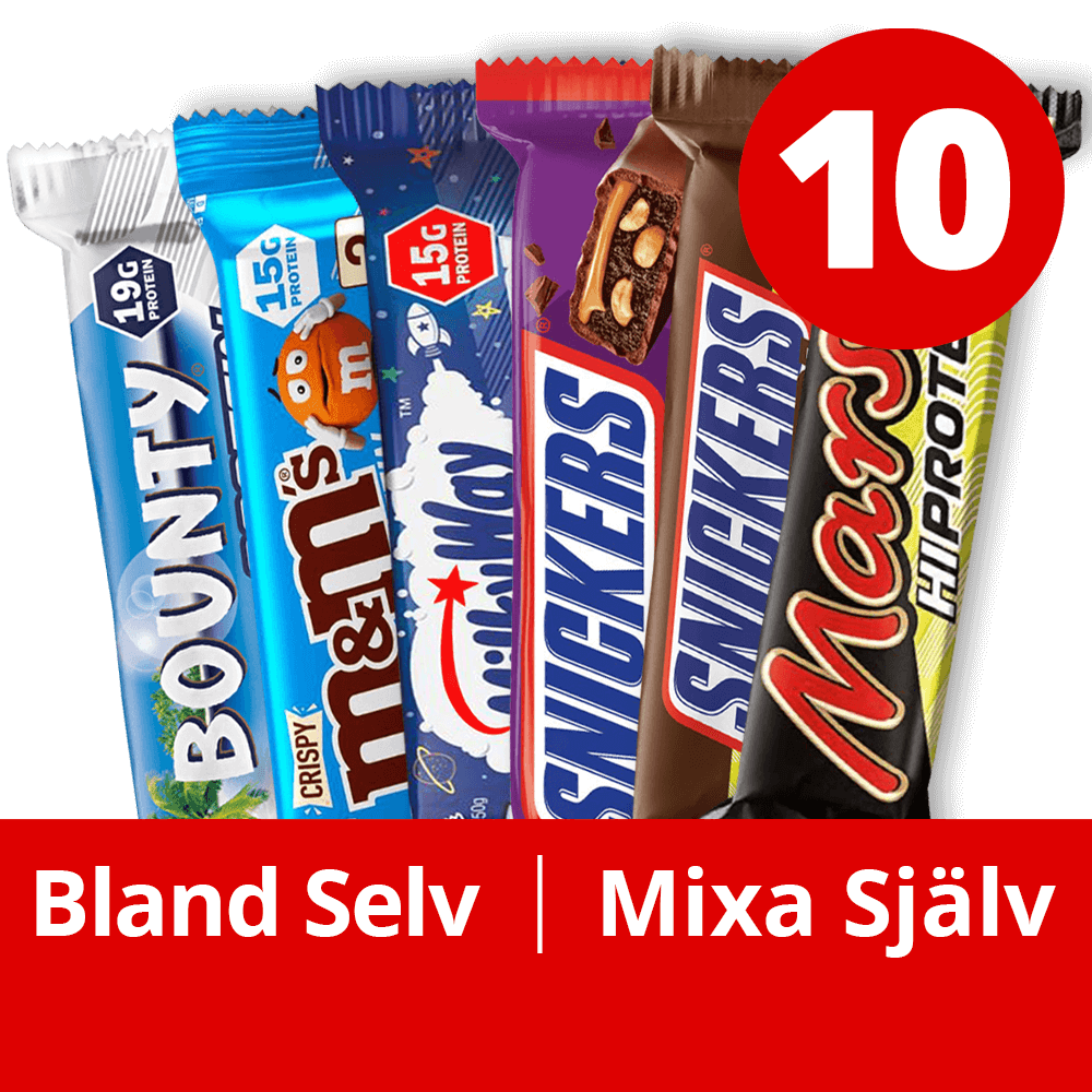 Mars M&M's Snickers Bounty Mixed Box - 10 bars